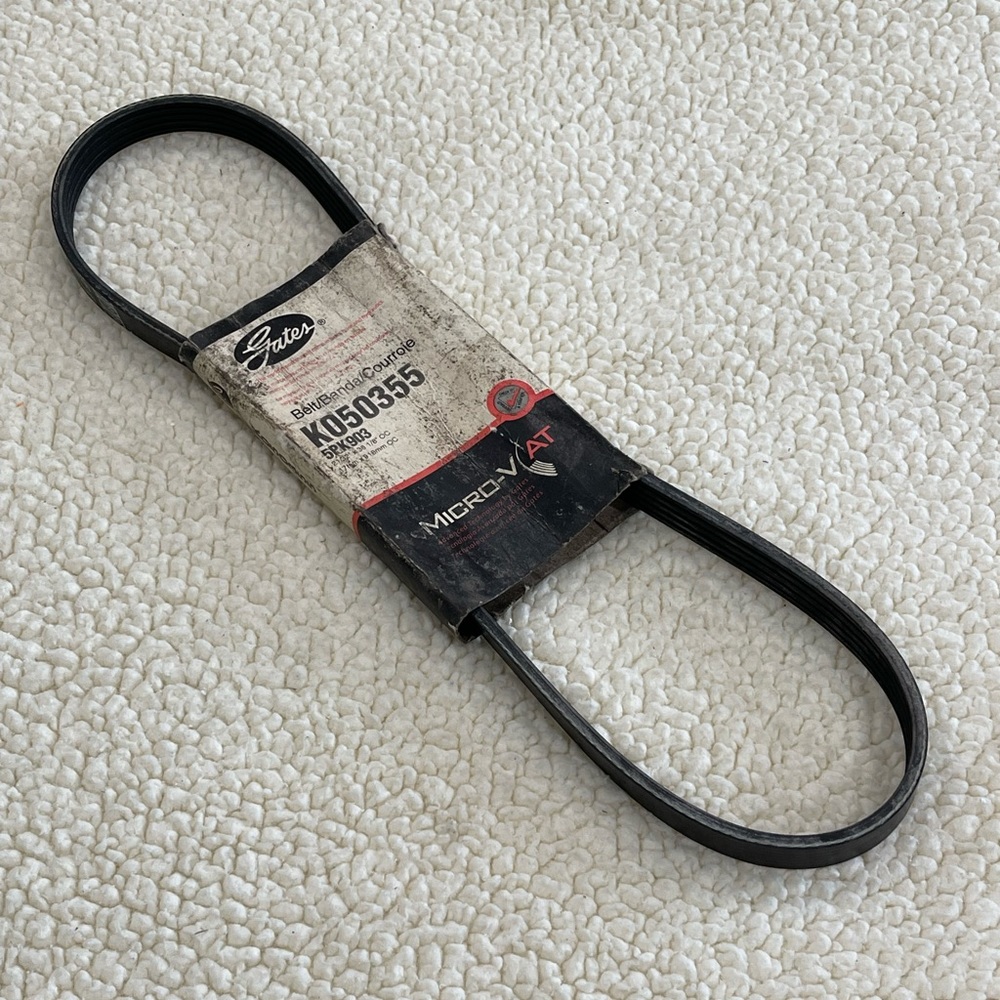 Gates Automotive Belt 5PK903 K050355 Micro-V AT Ribbed Serpentine Belt
New